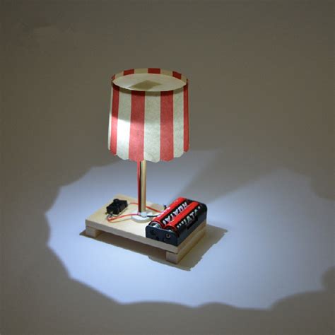 学生手工作业创意纸杯小台灯科技小制作diy材料科技发明科普 .