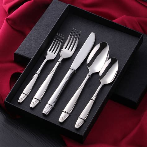 西餐餐具套装 葡萄牙系列刀叉勺三件套 礼盒餐具 牛扒不锈钢刀叉-阿里巴巴