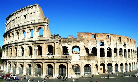 罗马时期的古建筑复原图