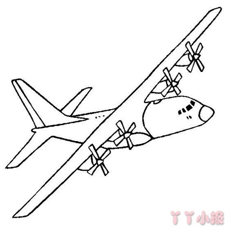 简单漂亮儿童美术画 趣味简笔画飞机的画法详细过程 咿咿呀呀儿童手工网