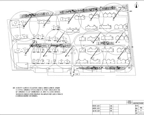 高层建筑施工现场平面布置设计cad图_高层住宅_土木在线