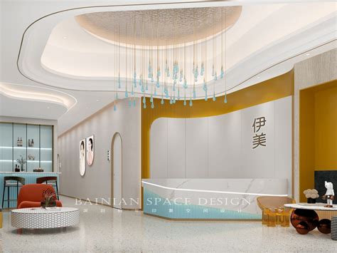 Queenhoo医疗美容空间体验店设计深圳SI设计,专卖店设计,空间设计,SI设计公司,专卖店设计公司,空间设计公司 - 微空间设计