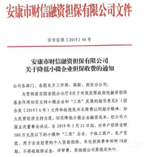汉阴强化政府性融资担保建设提升服务实体经济能力-汉阴县人民政府