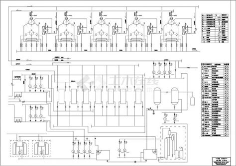 热水锅炉房系统流程图_锅炉房设计施工图_土木在线