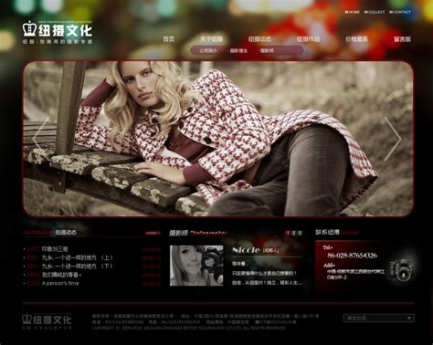 摄影摄像网站模板|网页|企业官网|野嫱薇丶 - 原创作品 - 站酷 (ZCOOL)