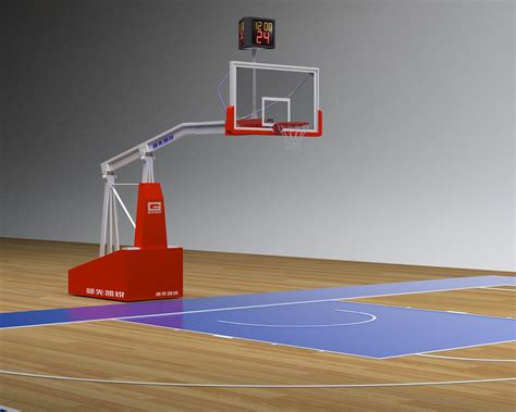 竞赛级弹性平衡篮球架-领先凯锐多功能体育器材网