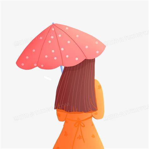 复古风头像打伞动漫女生