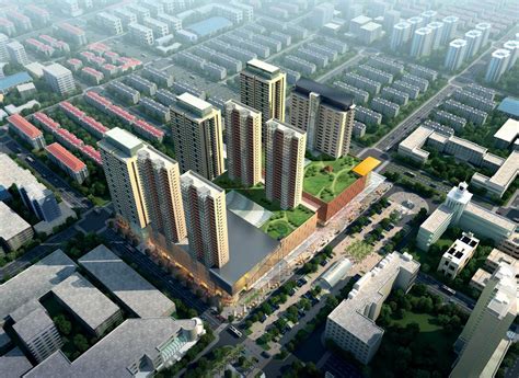 大商盘锦3dmax 模型下载-光辉城市