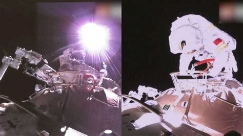 【图集】王亚平：迈出中国女性舱外太空行走第一步|界面新闻 · 影像