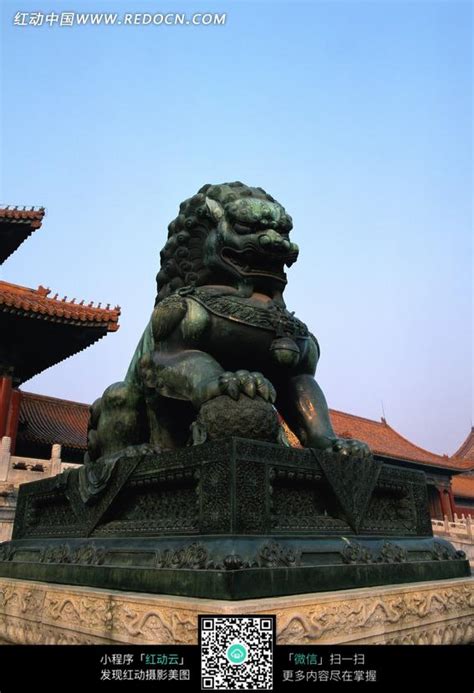 太和门前东侧铜狮图片免费下载_红动中国