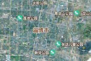 淄博市地图 - 卫星地图、实景全图 - 八九网