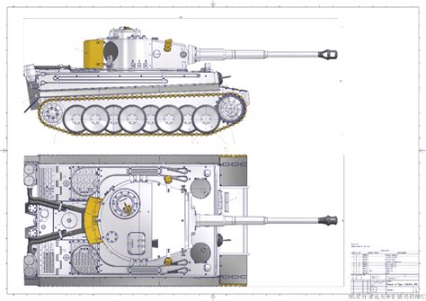 虎式坦克设计平面图纸（共74张）（含PDF格式） - NX造型技术区 - UG爱好者