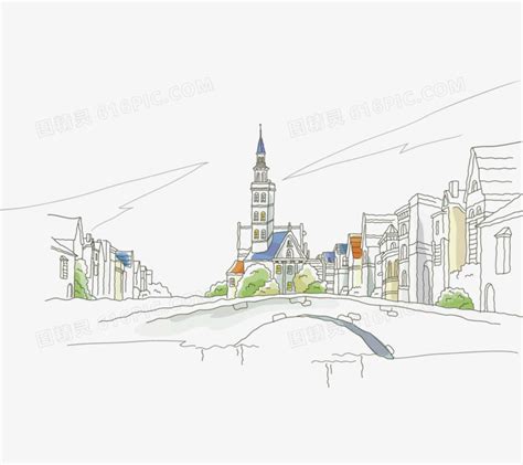 22世纪的城市简笔画(22世纪的城市简笔画图片) | 抖兔教育