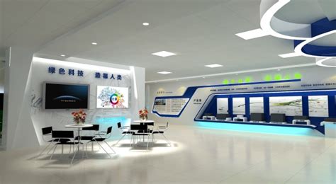 武汉企业展厅设计案例-盛帆电子展厅设计方案-东方旗舰-