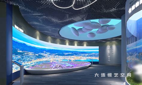 科技未来企业文化展厅公司展厅3d效果图设计|三维|其他三维|思海设计 - 原创作品 - 站酷 (ZCOOL)