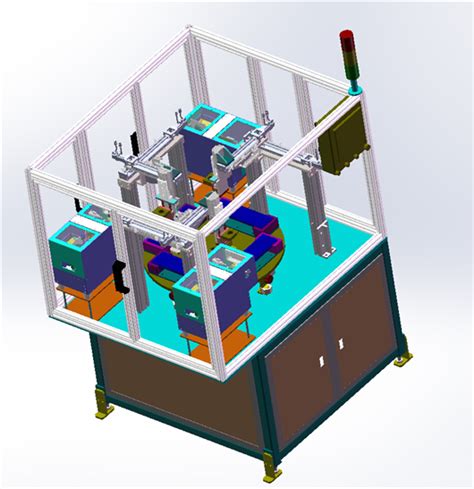 4工位锁螺丝机3D模型下载_三维模型_SolidWorks模型 - 制造云 | 产品模型