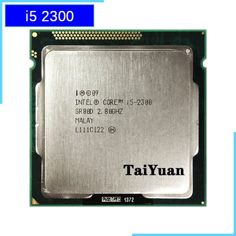 ซีพียู:Intel Core i52300 i5 2300 2.8 GHz QuadCore CU rocessor 6M 95W ...