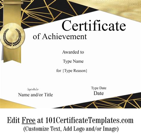 Free Customizable Printable Certificates - Printable Templates