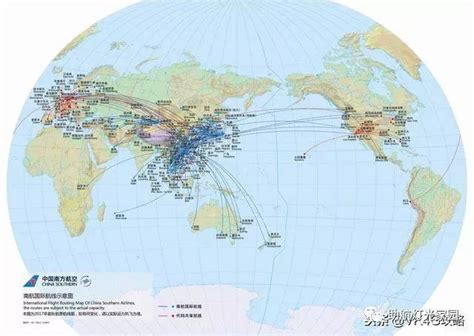 南航国际航线网络图,际线网络图,际线图_大山谷图库