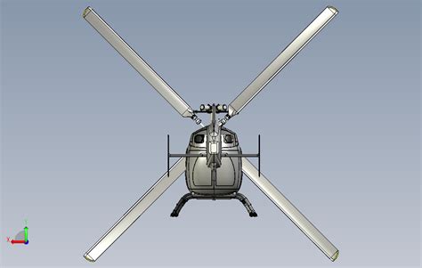 Kamov Ka-52武装直升机模型造型3D图纸 igs和x_t格式 – KerYi.net