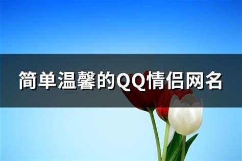 简单温馨的QQ情侣网名(共306个)-淘名吧网
