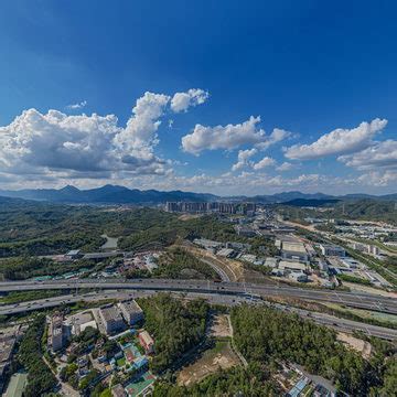 龙岗坪地国际低碳城全景,都市风光,建筑摄影,摄影素材,汇图网www.huitu.com