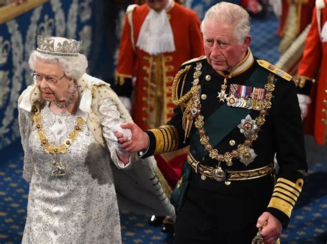 英国查尔斯王子代表女王在议会开幕式发表演说