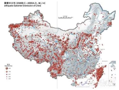 中国地震带分布图高清,_大山谷图库