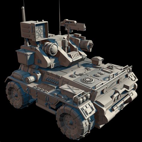 轻型多用途装甲车PROE设计-免费机械三维模型设计软件下载-莫西网
