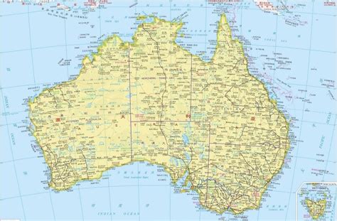 澳大利亚地图高清大图下载-澳大利亚地图高清中文版全图完整版 - 极光下载站