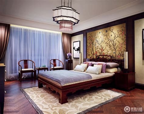 唯美的中式卧室，烘托出宁静的居住氛围_紫云轩中式设计装饰机构