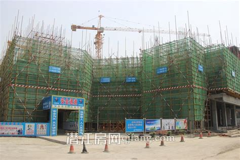 潜江·中心城4月工程进度：1#楼现建至地上9层_潜江房网