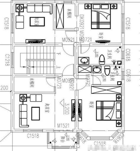 农村自建房120平方设计图三层户型，建出来的效果太美了_三层别墅设计图_鲁班设计图纸官网