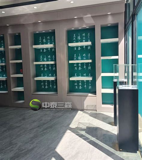 中泰三森庆阳柳林酒店展柜案例鉴赏-陕西中泰三森展示工程有限公司