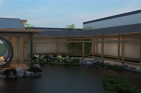 新中式庭院_庭院设计_园林设计_别墅庭院园林设计-北京景泰怡和园林绿化设计公司