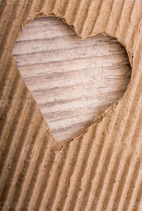 Heart shaped cut out of a cardboard 15119818 Stock Photo at Vecteezy