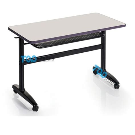创客多功能折叠长条培训桌可移动翻职员办公桌组合移动带轮会议桌-阿里巴巴