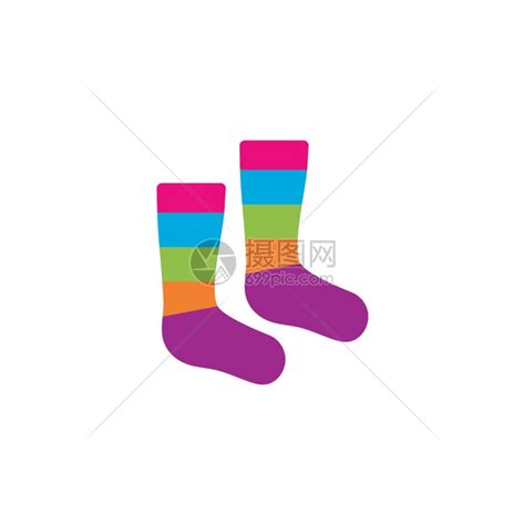 袜子白图标。圣诞袜子插图。简单说明的袜子图标为网络，矢量插画图片素材_ID:395786799-Veer图库