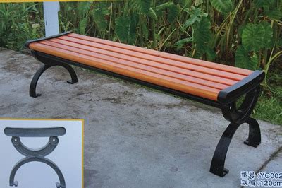 公共排椅 户外公园椅 小区休闲椅 铸铁脚实木公园椅L-8474 - 永康 ...