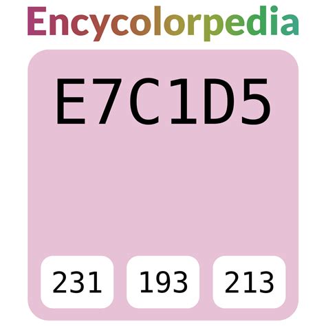Pantone / PMS 4078 C / #e7c1d5 Hex Color Code, RGB and Paints