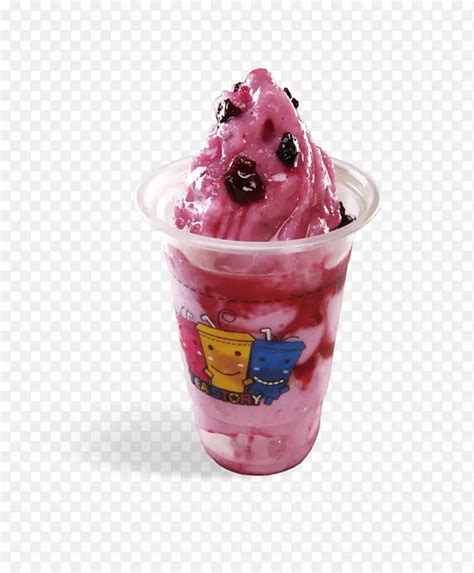 冰淇淋圣代牛奶冻酸奶蓝莓冰淇淋牛奶PNG图片素材下载_图片编号174902-PNG素材网