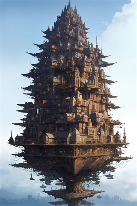 As_Floating buildings 浮空城-HOTIQ|烧脑社区