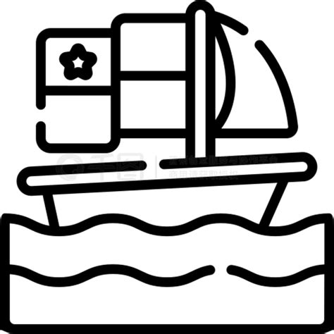 手绘船logo图标素材图片免费下载_PNG素材_编号1kxikjdgd_图精灵