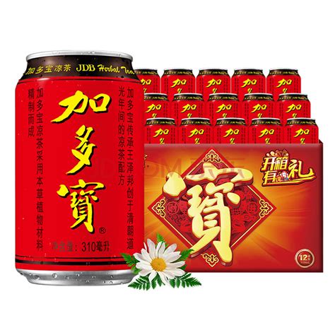 加多宝 凉茶植物饮料 茶饮料 310ml*12罐 整箱装-中国中铁网上商城