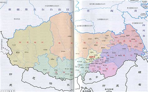西藏行政区划简图_素材中国sccnn.com