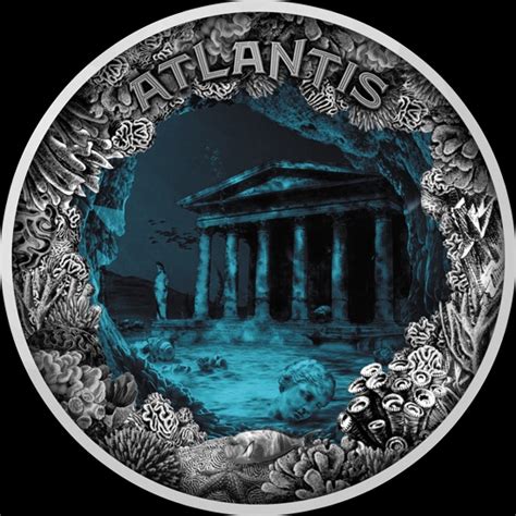 Coins Australia - 2019年 纽埃发行希腊亚特兰蒂斯文明高浮雕银币