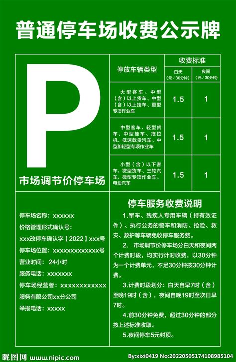 中国银行收费服务管理公示设计图__展板模板_广告设计_设计图库_昵图网nipic.com