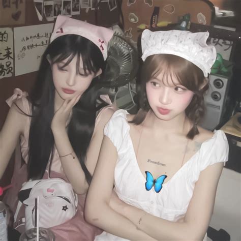 甜美女生头像姐妹