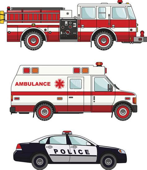 警车、救护车、消防车警声和灯有什么对比区别？