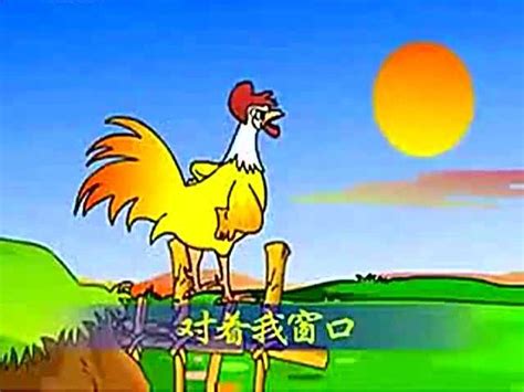 彩色动画：小公鸡和小鸭子